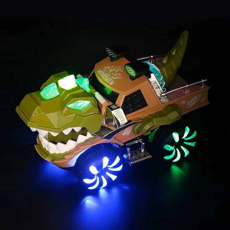 Comprar Carro Camioneta Dinosaurio Luces Sonido en Electroshopy - Ángulo 2